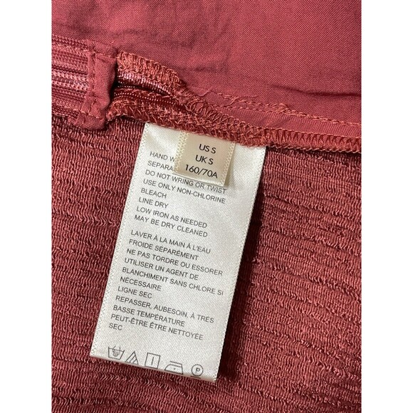 Free People Red Wide Leg Palazzo PANTS - Picture 8 of 10